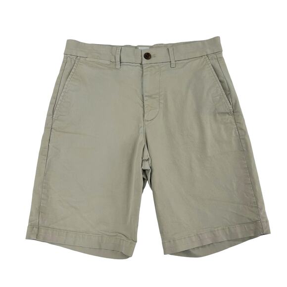 Gap Mens Khaki Button & Fly Closure Belt Loop Front Pocket 10" Shorts 30 - Picture 1 of 4